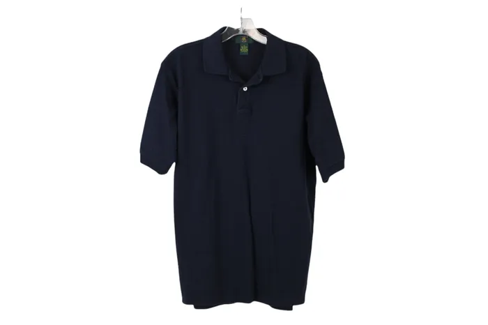 Club Room Rings Club Room Blue Short Sleeved Shirt M