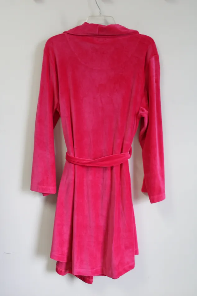 Coeur D Alene Earrings Coeur D Alene Hot Pink Soft Velvet Robe L