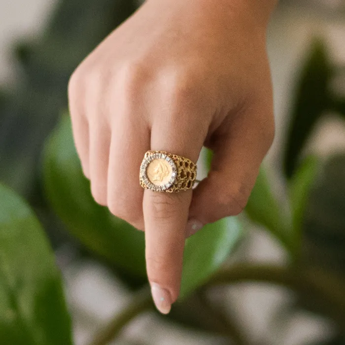 Coin Ring Consider the Wldflwrs Rings