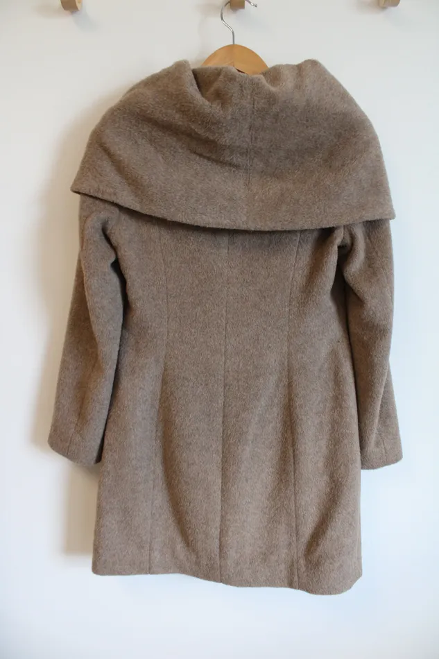 Cole Haan Brown Alpaca Wool Coat 2 Cole Haan Earrings