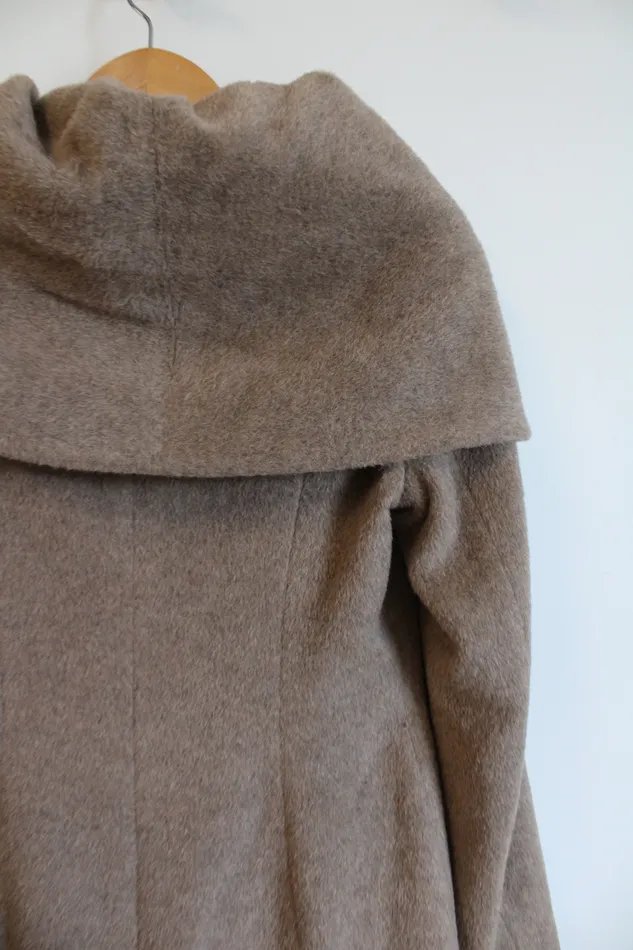 Cole Haan Brown Alpaca Wool Coat 2 Cole Haan Earrings