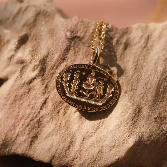 COMMON ERA Earrings Gnostic Magical Healing Amulet