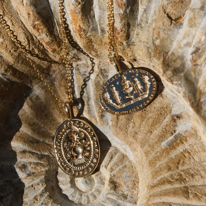 COMMON ERA Earrings Gnostic Magical Healing Amulet