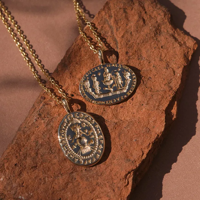 COMMON ERA Earrings Gnostic Magical Healing Amulet