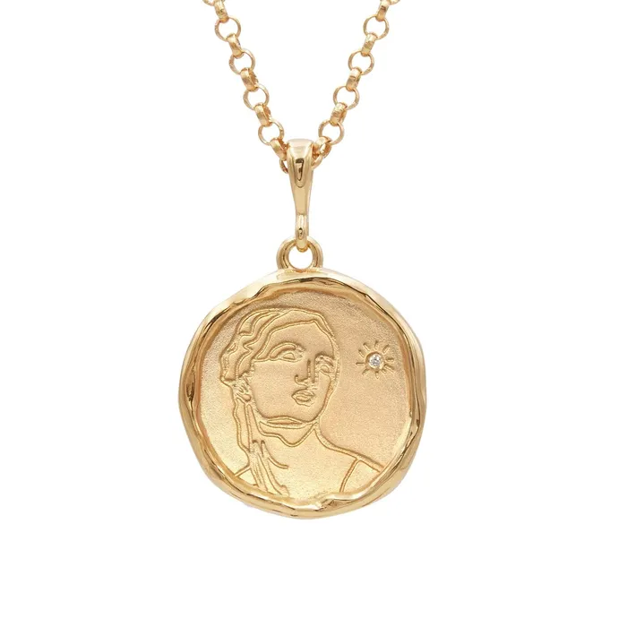 COMMON ERA Necklaces Circe DemiGoddess of Witchcraft Necklace with Diamond