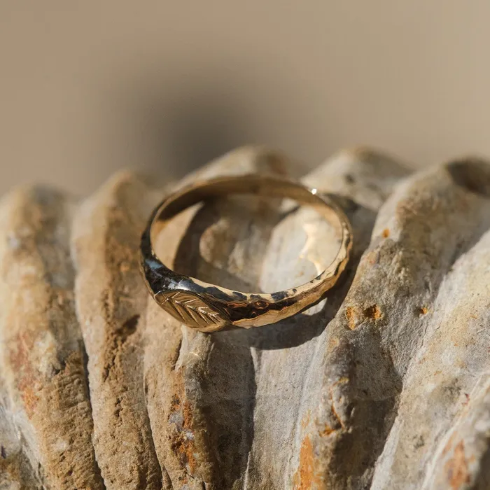 COMMON ERA Rings Palma Slim Roman Signet Ring