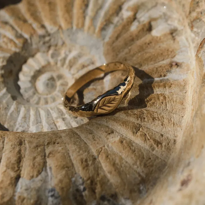 COMMON ERA Rings Palma Slim Roman Signet Ring