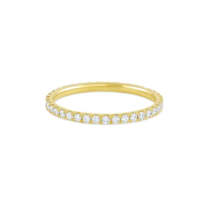 Consider Bridal Lab Grown White Diamond Twinkle Band Eternity Rings