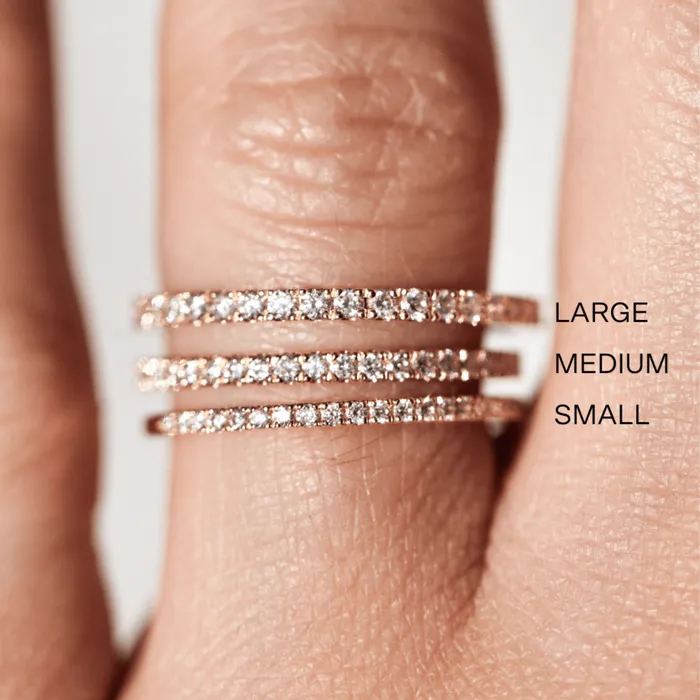 Consider Bridal Lab Grown White Diamond Twinkle Band Eternity Rings Consider Bridal Lab Grown White Diamond Twinkle Band Eternity Rings