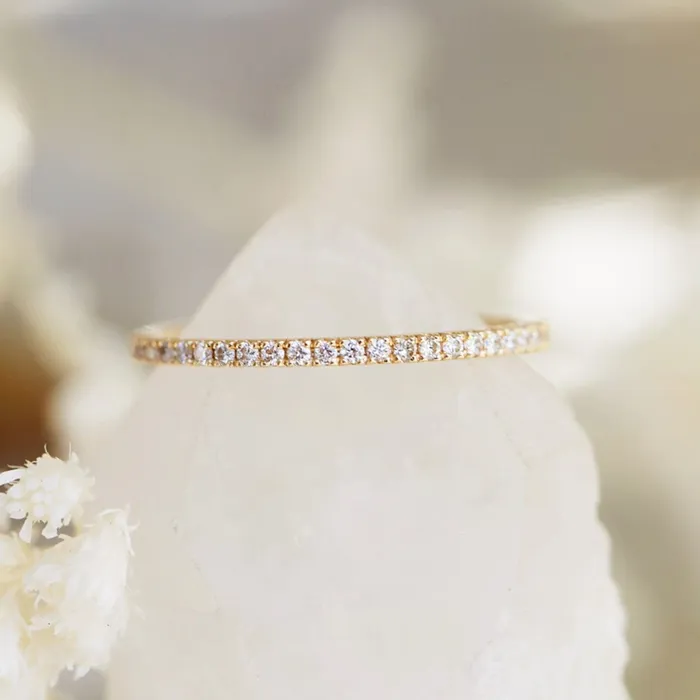 Consider Bridal Lab Grown White Diamond Twinkle Band Eternity Rings Consider Bridal Lab Grown White Diamond Twinkle Band Eternity Rings