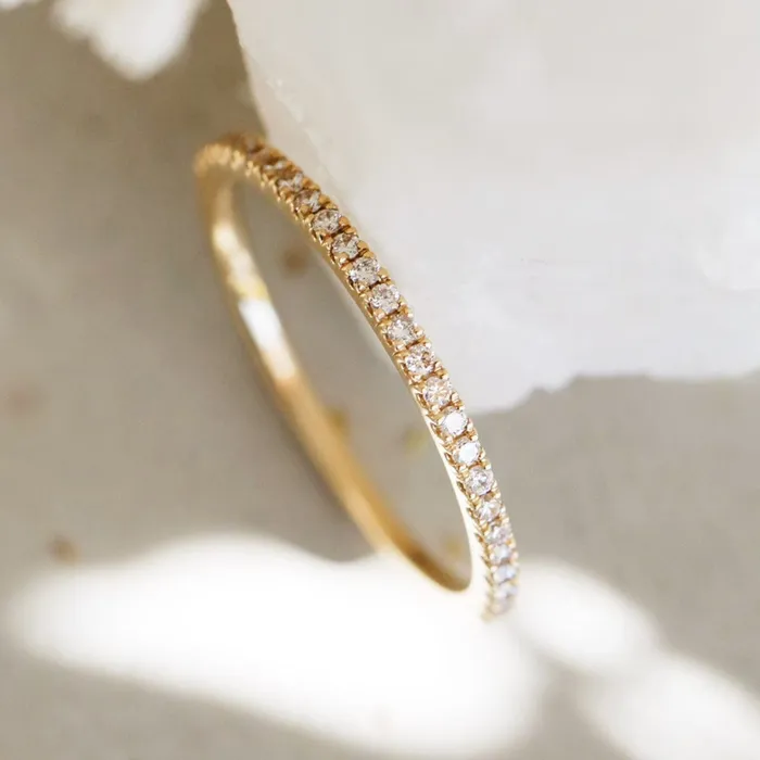 Consider Bridal Lab Grown White Diamond Twinkle Band Eternity Rings Consider Bridal Lab Grown White Diamond Twinkle Band Eternity Rings