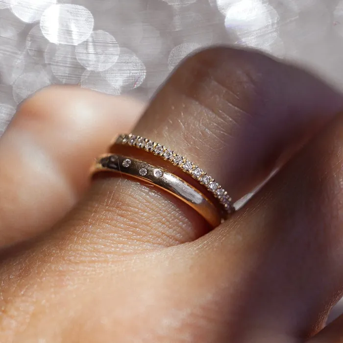 Consider Bridal Lab Grown White Diamond Twinkle Band Eternity Rings Consider Bridal Lab Grown White Diamond Twinkle Band Eternity Rings