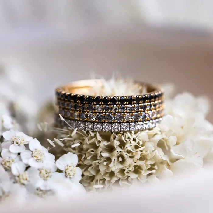 Consider Bridal Lab Grown White Diamond Twinkle Band Eternity Rings Consider Bridal Lab Grown White Diamond Twinkle Band Eternity Rings