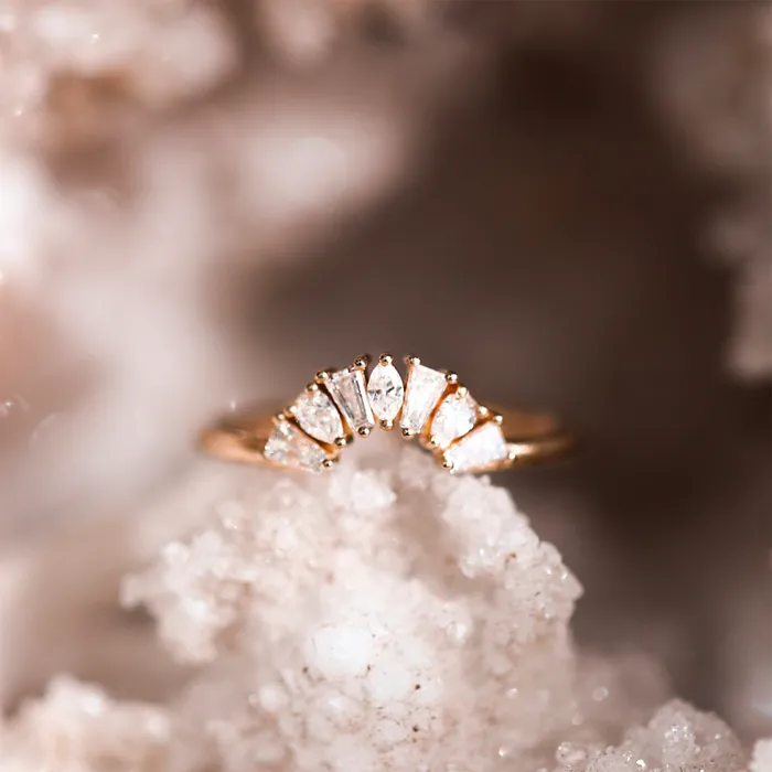 Consider Bridal Rings Sunflower Ring Earth Mined Consider Bridal Rings Sunflower Ring Earth Mined