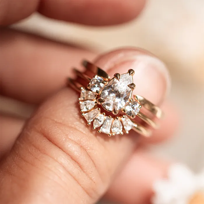 Consider Bridal Rings Sunflower Ring Earth Mined Consider Bridal Rings Sunflower Ring Earth Mined