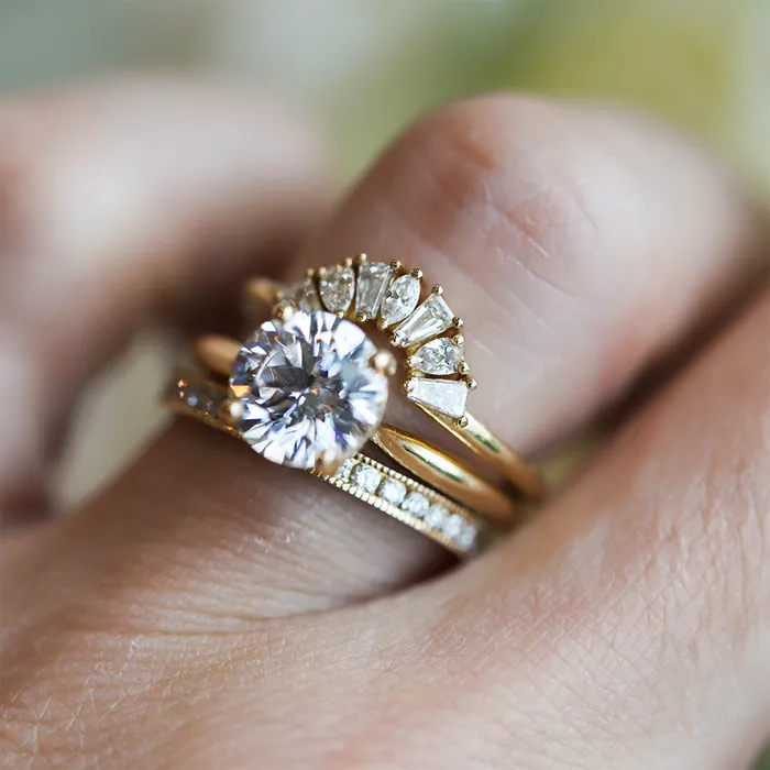 Consider Bridal Rings Sunflower Ring Earth Mined Consider Bridal Rings Sunflower Ring Earth Mined