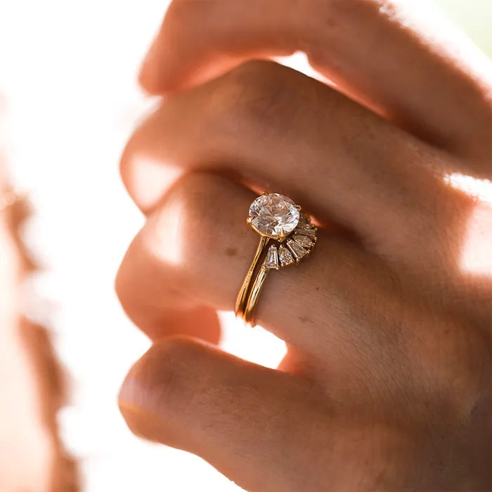 Consider Bridal Rings Sunflower Ring Earth Mined Consider Bridal Rings Sunflower Ring Earth Mined