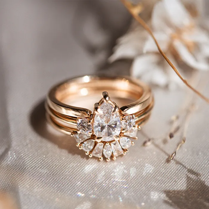Consider Bridal Rings Sunflower Ring Earth Mined Consider Bridal Rings Sunflower Ring Earth Mined