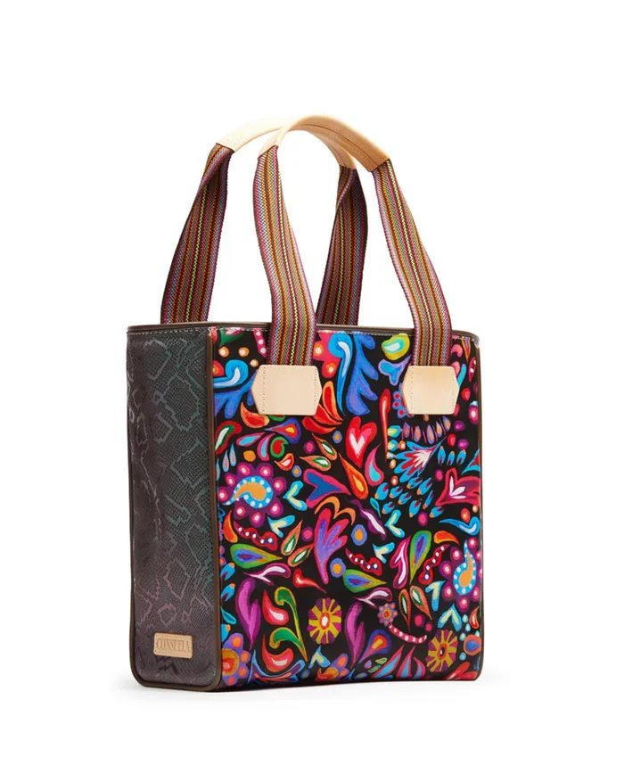 CONSUELA Rings CONSUELA SOPHIA BLACK SWIRLY CLASSIC TOTE