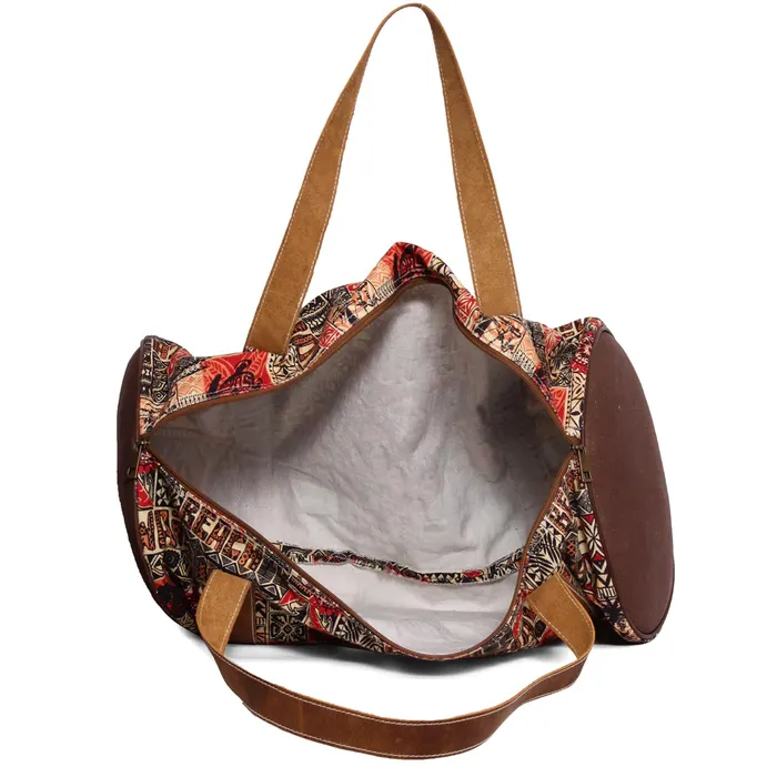 Cott N Curls Hawaiian Icons Zippered Duffle Bag VILLA2INC Earrings