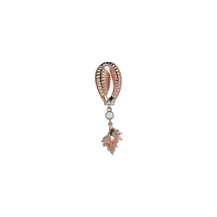 Cowrie Dangling Earring Kismet By Milka Earrings