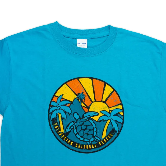 Craggy Peaks Youth Tshirt Turquoise Blue GREATMOUNTAINWE Rings