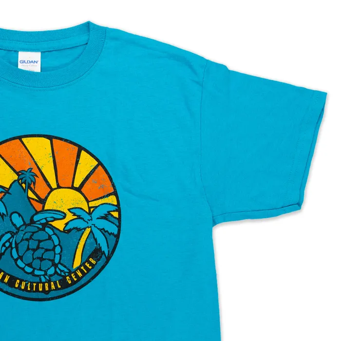 Craggy Peaks Youth Tshirt Turquoise Blue GREATMOUNTAINWE Rings
