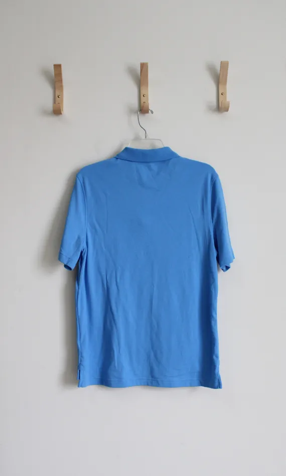 Croft Barrow Croft Barrow Easy Care Blue Polo Shirt S Rings