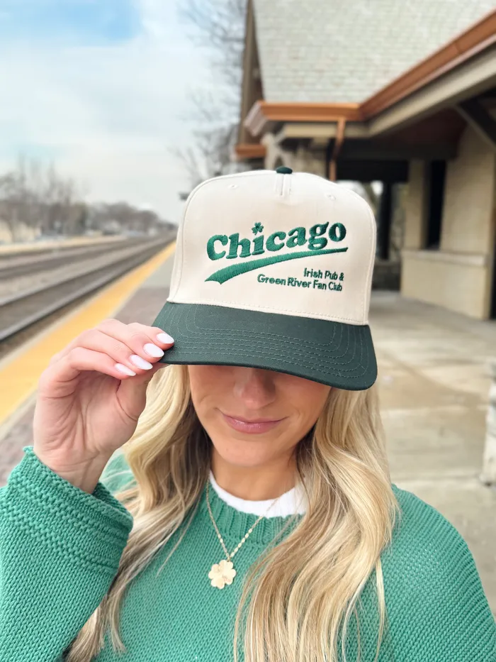 Custom Chicago Irish Pub Green River Hat Erin Sourcing Necklaces