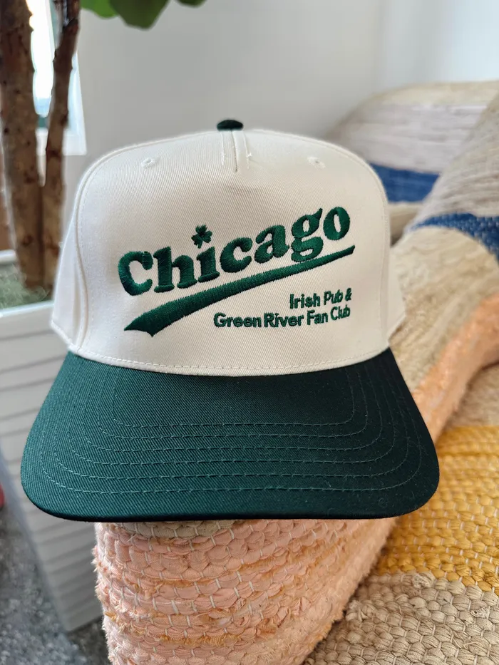 Custom Chicago Irish Pub Green River Hat Erin Sourcing Necklaces