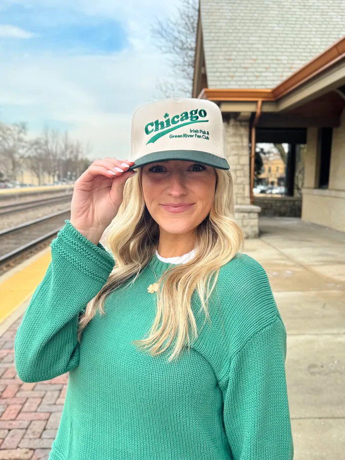 Custom Chicago Irish Pub Green River Hat Erin Sourcing Necklaces