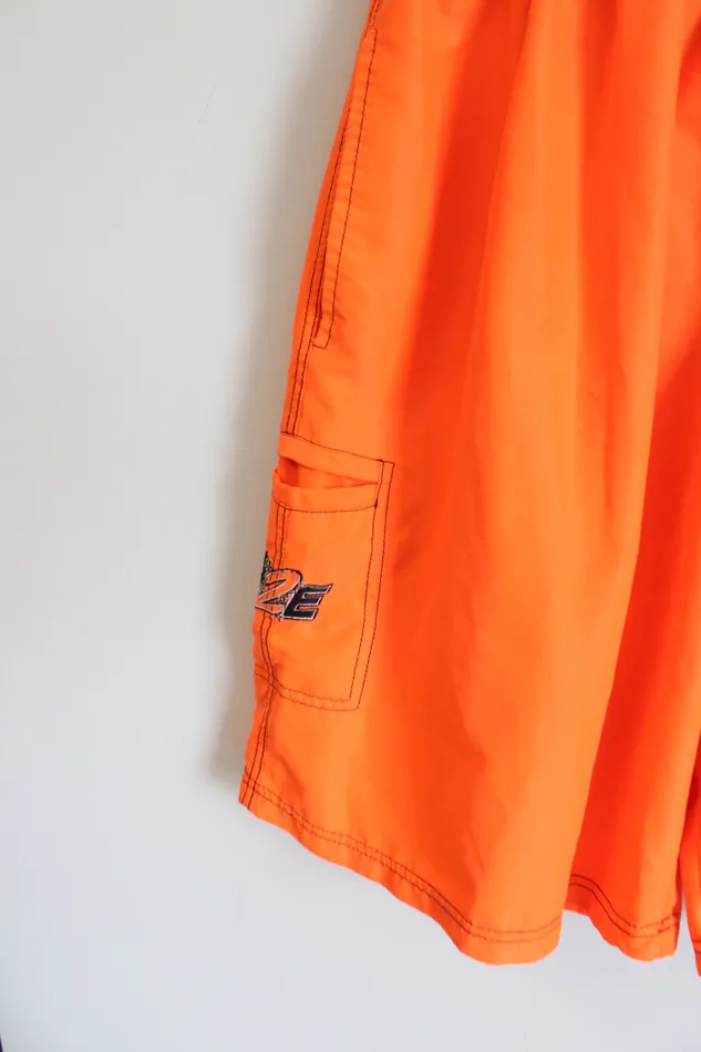 D2E Neon Orange Shorts M D2E Earrings
