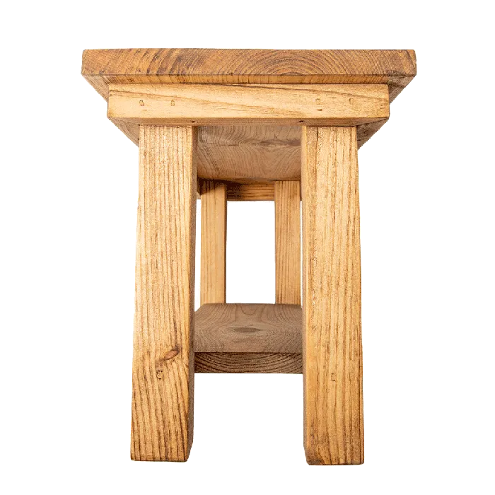 DC Earrings Repurposed Wood Meditation Altar Table