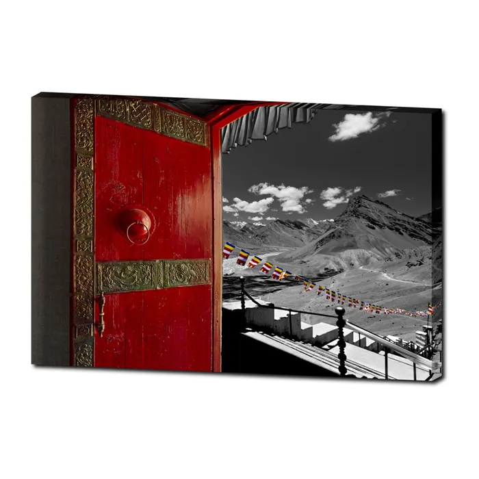 DC Himalayan Monastery Wall Art Earrings