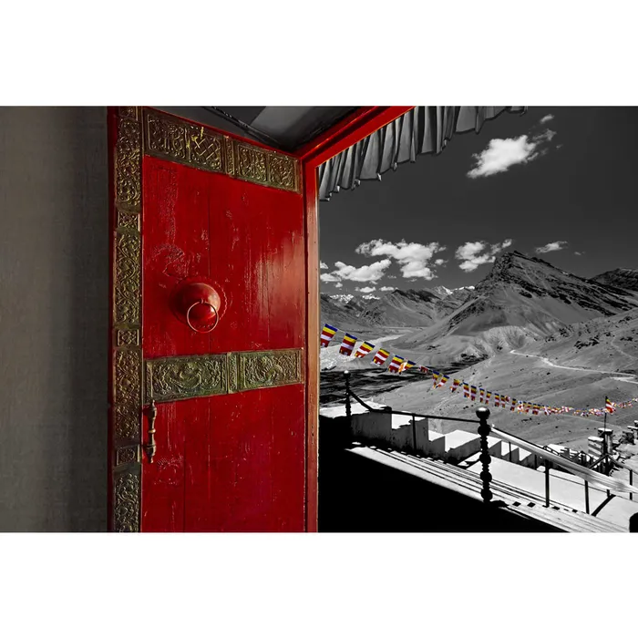 DC Himalayan Monastery Wall Art Earrings