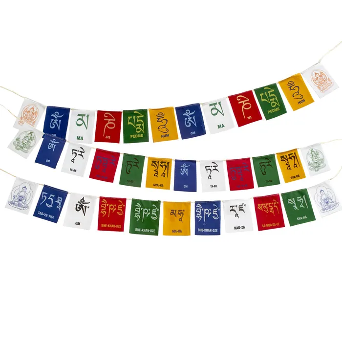 DC Rings Three Deity Mini Prayer Flag Set