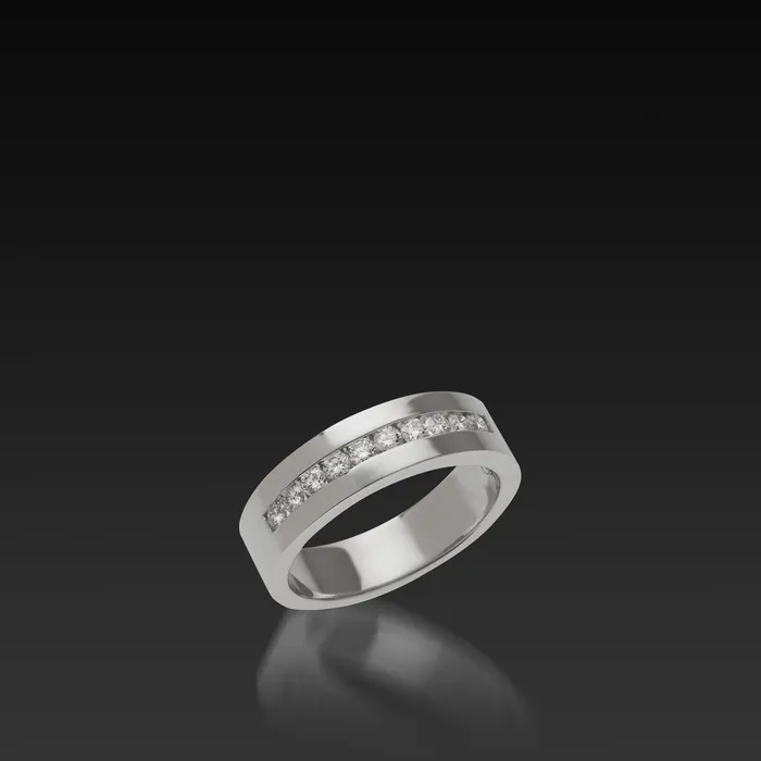 Delicia Mens Diamond Band John Atencio Rings