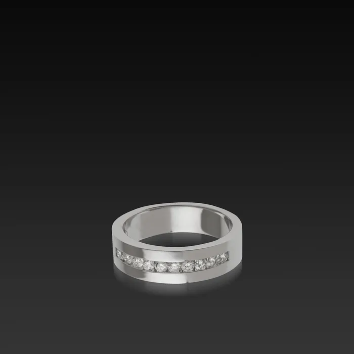 Delicia Mens Diamond Band John Atencio Rings