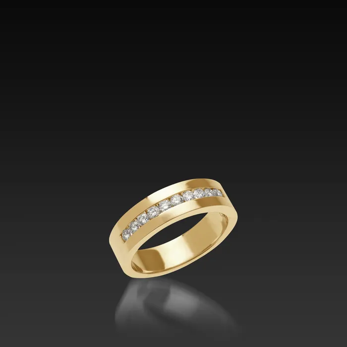 Delicia Mens Diamond Band John Atencio Rings