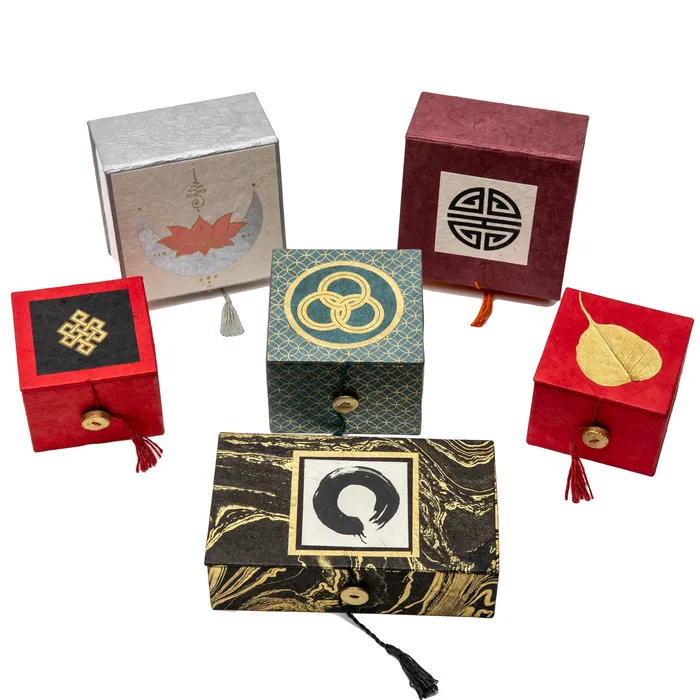 DharmaCrafts 3 Jewels Meditation Bowl Box Set Earrings