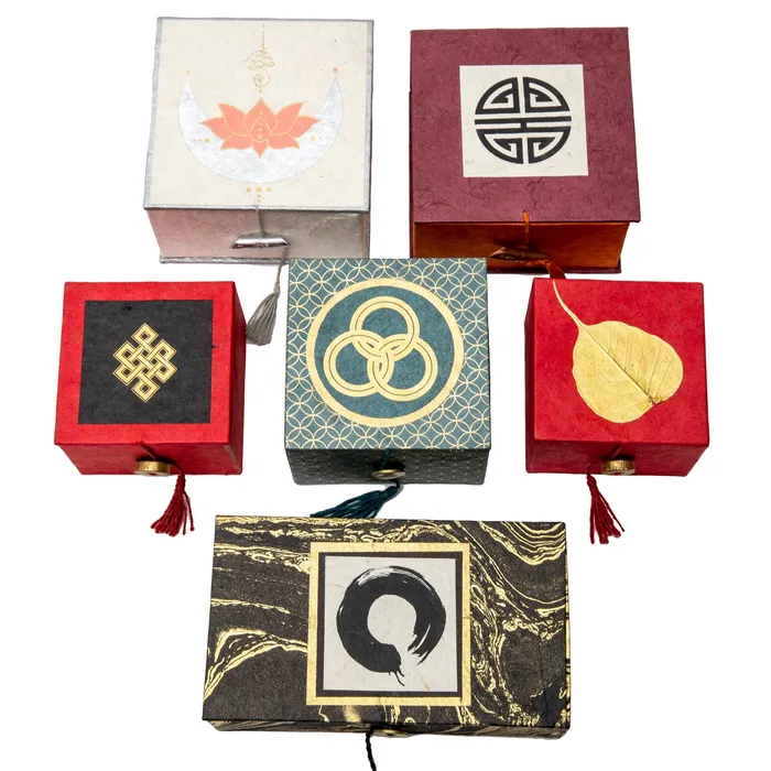 DharmaCrafts 3 Jewels Meditation Bowl Box Set Earrings