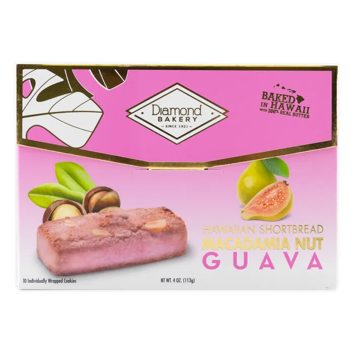 Diamond Bakery Hawaiian Macadamia Guava Shortbread Cookies 4 oz DIAMONDBAKERY Earrings Diamond Bakery Hawaiian Macadamia Guava Shortbread Cookies 4 oz DIAMONDBAKERY Earrings