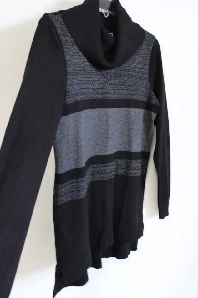 Dressbarn Necklaces Dressbarn Black Turtleneck Color Block Sweater S