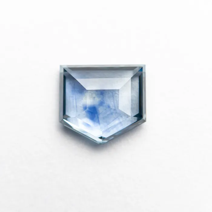 Earrings 136ct 670x620x268mm Shield Rosecut Sapphire 2160303 Misfit Gems