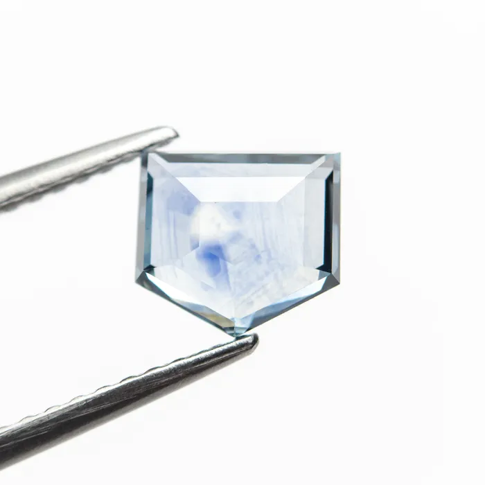 Earrings 136ct 670x620x268mm Shield Rosecut Sapphire 2160303 Misfit Gems