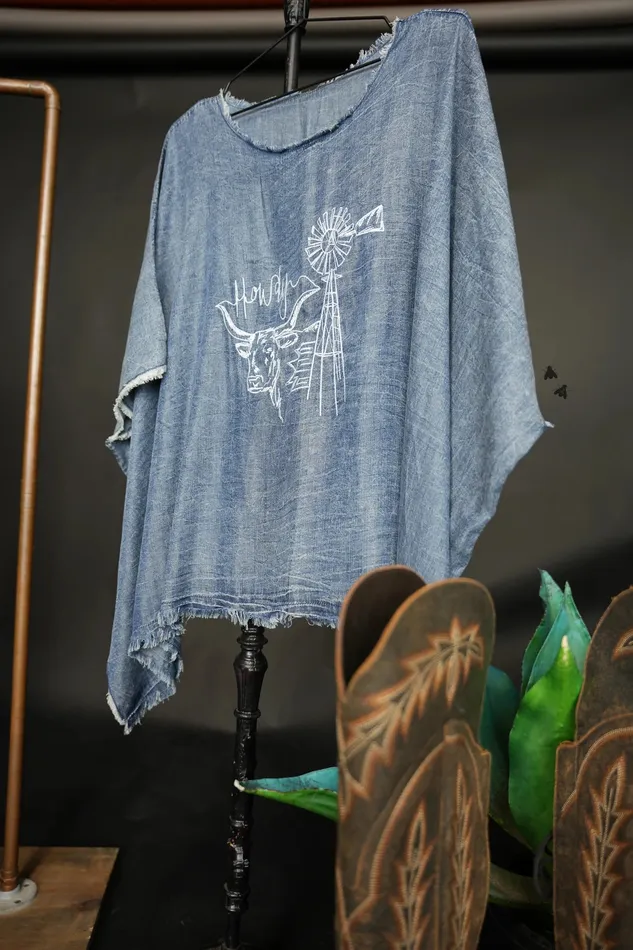 Earrings 2FLY TEXAS NIGHTS PONCHO TOP