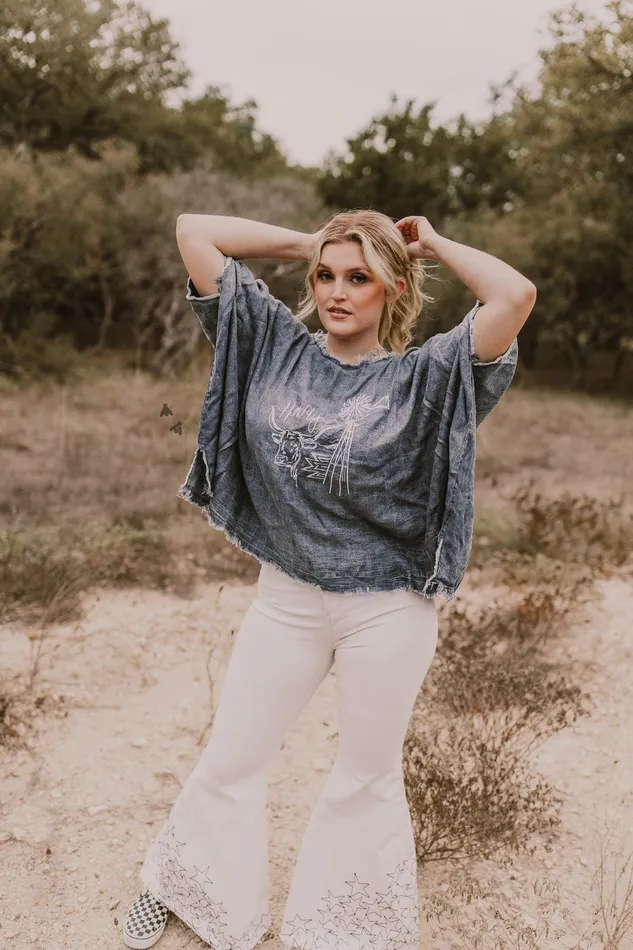 Earrings 2FLY TEXAS NIGHTS PONCHO TOP