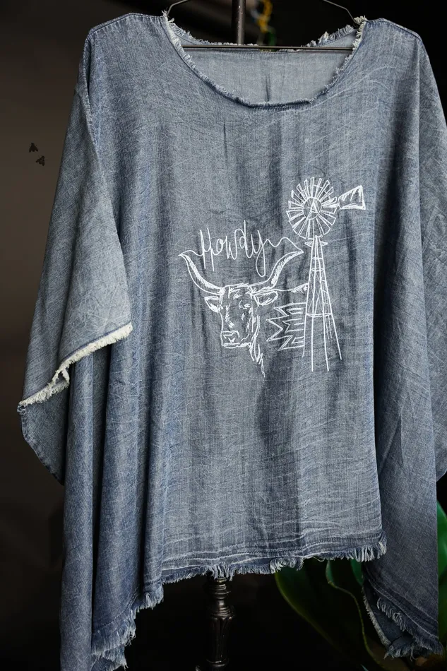 Earrings 2FLY TEXAS NIGHTS PONCHO TOP