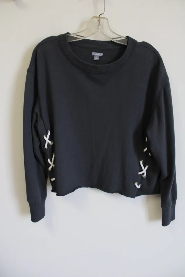 Earrings Aerie Aerie Charcoal Gray Sweatshirt S