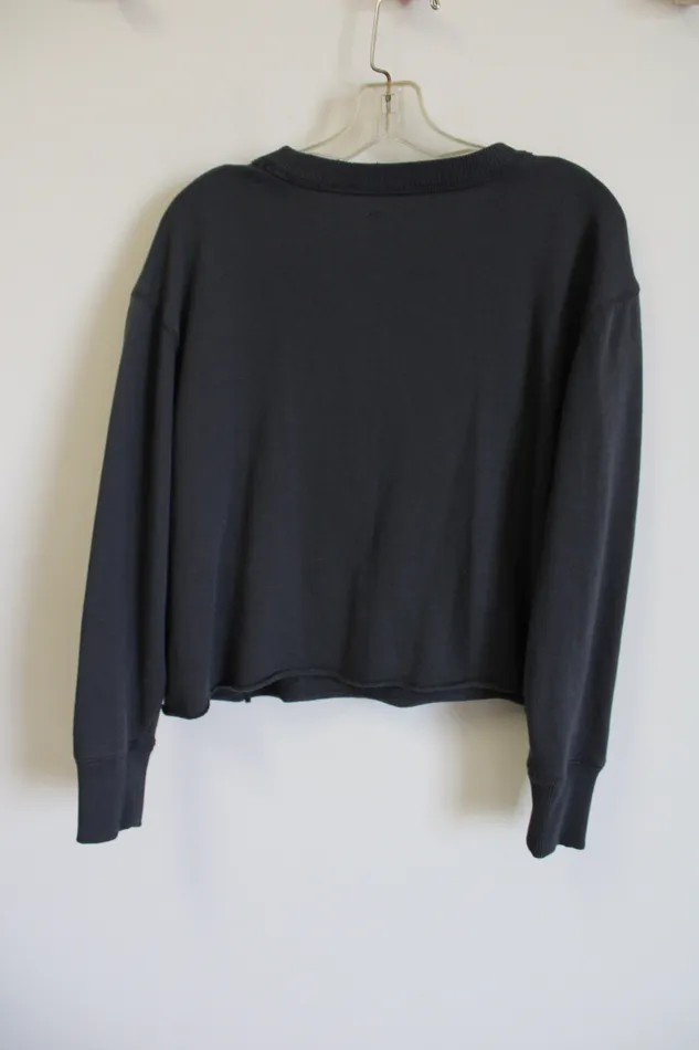 Earrings Aerie Aerie Charcoal Gray Sweatshirt S